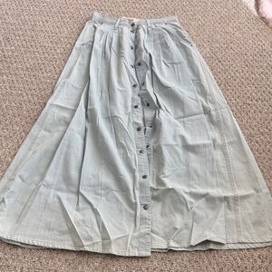Pistola Women's Light Denim Button-Down Skirt - Size XS